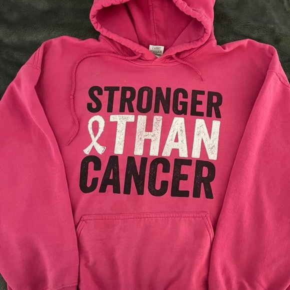#360 STRONGER THAN CANCER HOODIE! WEAR THIS LIKE A BADGE OF HONOR! - Picture 2 of 7